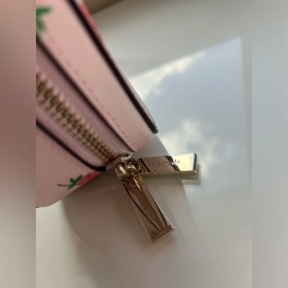 Kate Spade Strawberry Pink Small Crossbody - Picture 8 of 15